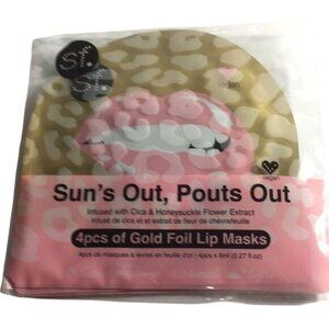 Sun’s Out, Pouts Out Womens Lip Masks 4 in Bag New
